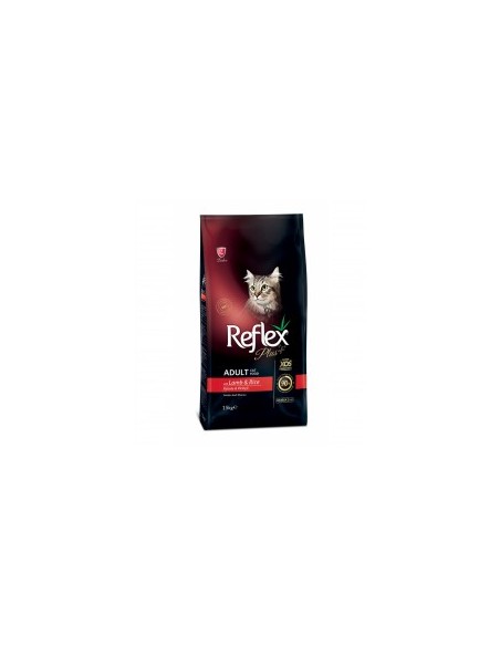 Reflex Plus Adult Cat Miel si Orez, 15 kg