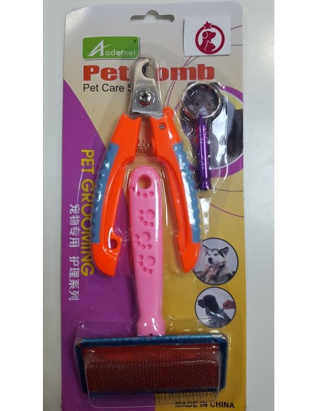 Set Perie Foarfeca, Orange/Roz