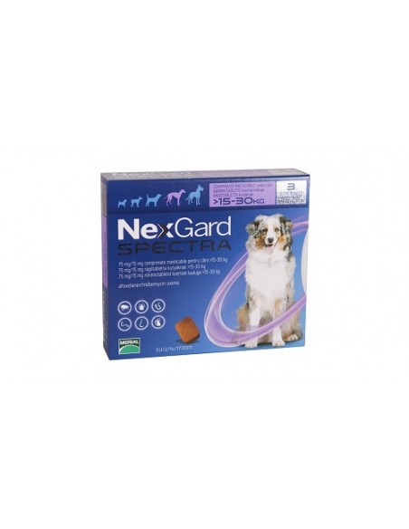 Nexgard Spectra L 15-30 kg, 1 comprimat
