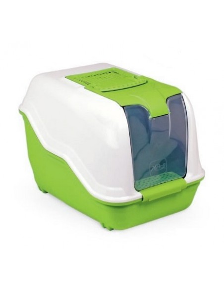 Litiera MPS Netta Close, Alb/Verde, 54x39xh40 cm