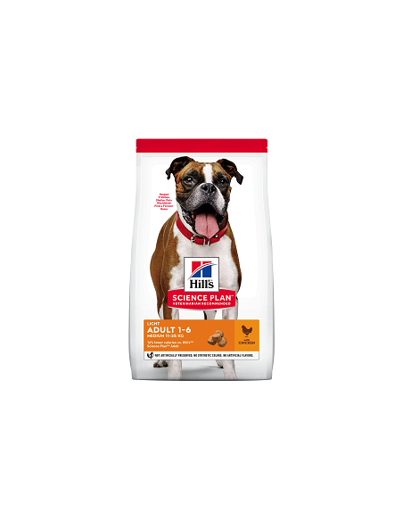 Hill's SP Canine Adult Light Medium Breed cu Pui, 14 kg