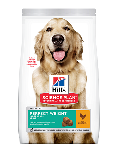 Hill's SP Canine Adult Perfect Weight Large Breed cu Pui,...