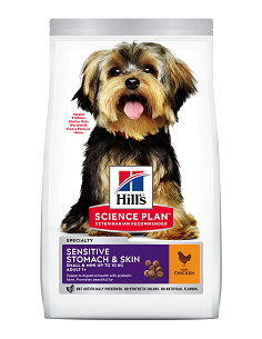 Hill's SP Canine Adult Small and Mini Sensitive Stomach &...