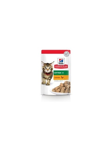 Hill’s SP Feline Kitten cu Pui, 12x85 g plic