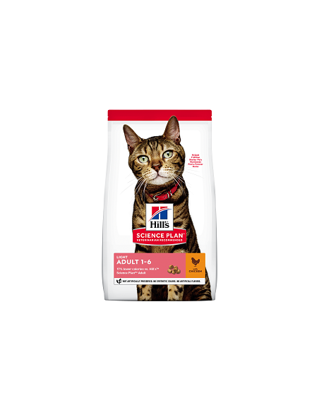 Hill’s SP Feline Adult Light cu Pui, 10 kg