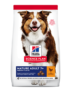 Hill's SP Canine Mature Medium cu Miel, 14 Kg