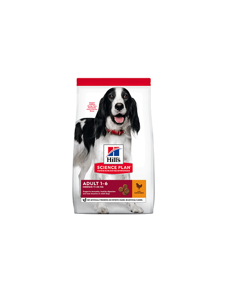 Hill's SP Canine Mediu Adult cu Pui, 14 Kg