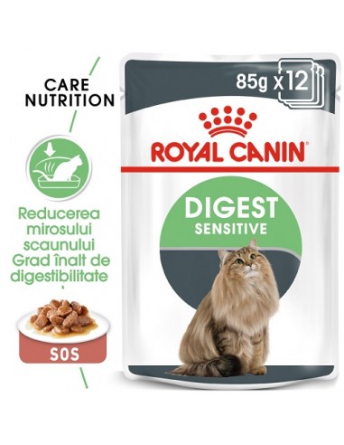 Plic Royal Canin Digest Sensitive in Sos 12 x 85 g
