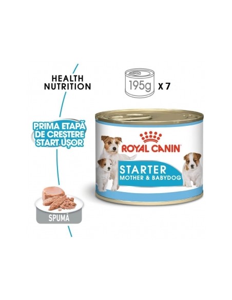 Royal Canin Mini Starter Mousse, 6 x 195 g