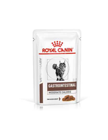 Plic Royal Canin, VD Gastro Intestinal Mod. Calorie Pisica 12 x 85 g