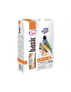 Hrana de baza pentru Cintezoiul Zebra Lolo Pets, 500 g