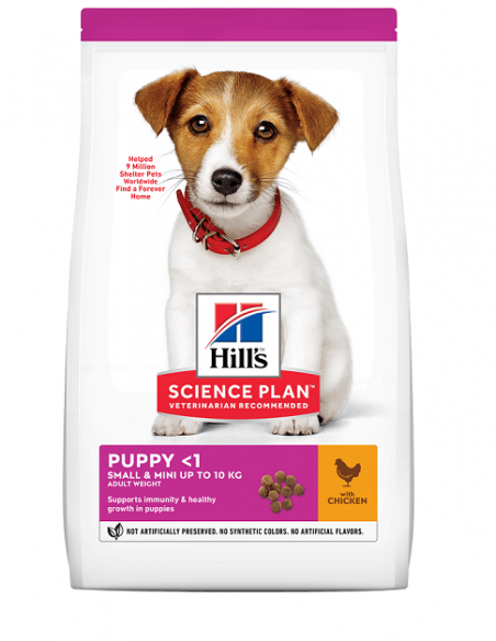Hill's SP Canine Puppy Small and Mini cu Pui, 6 kg