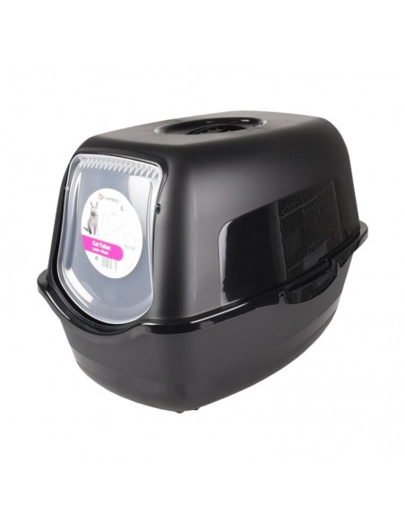 Litiera Flamingo Lexie L Black pentru Pisici, 39 X 56 X h39.5 cm