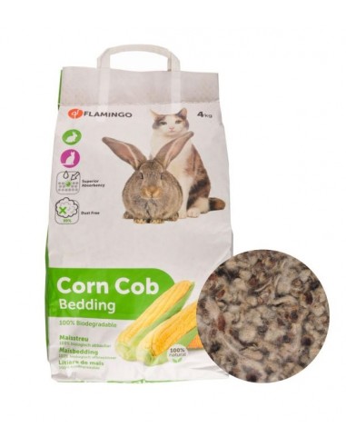 Asternut Natural Flamingo cu porumb, 4 kg/10 L