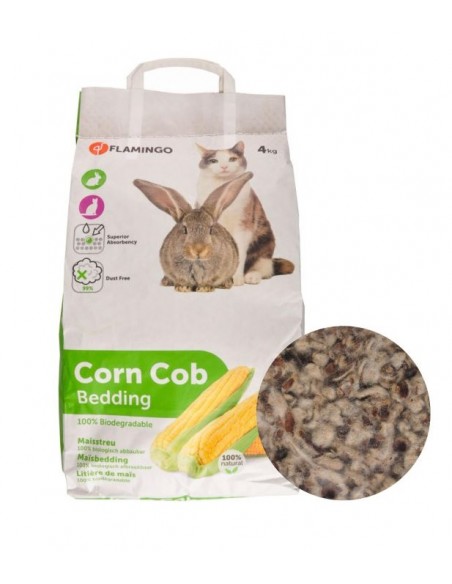 Asternut Natural Flamingo cu porumb, 4 kg/10 L