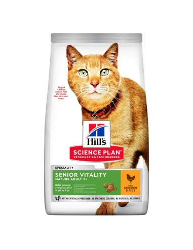 Hill’s SP Feline Senior Vitality cu Pui, 7 kg
