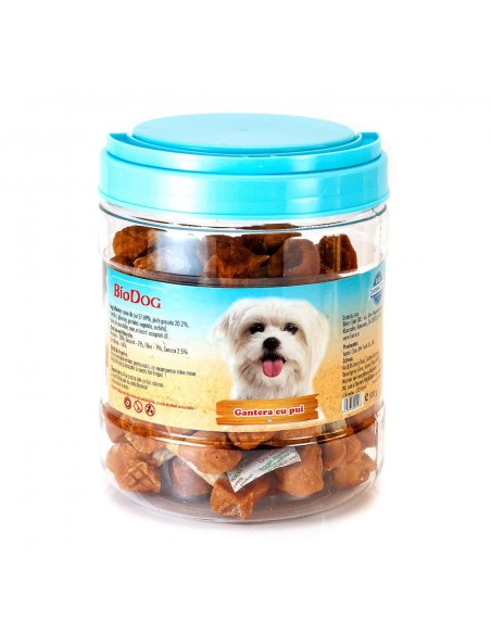 Biodog Recompense Gantera cu Pui, 500 Gr