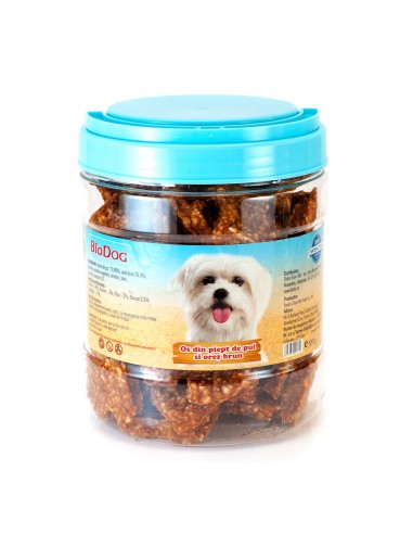 Biodog Recompense Os din Piept Pui si Orez...
