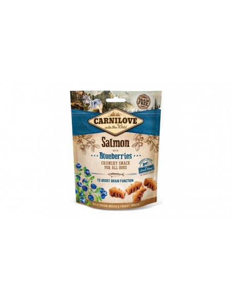 Recompense Caini Carnilove Crunchy Snack cu Somon si Afine, 4x200 g
