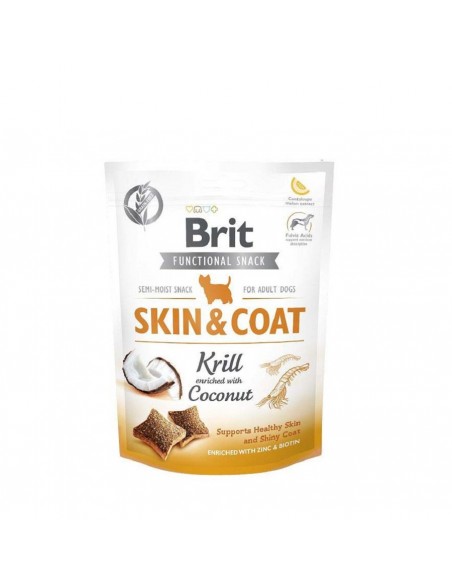 Brit Care Dog Snack Skin and Coat Krill 5x150 g