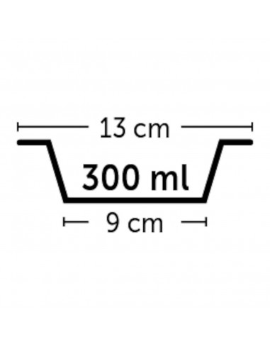 Castron Tobias Rosu S, 13 cm, 300 ml